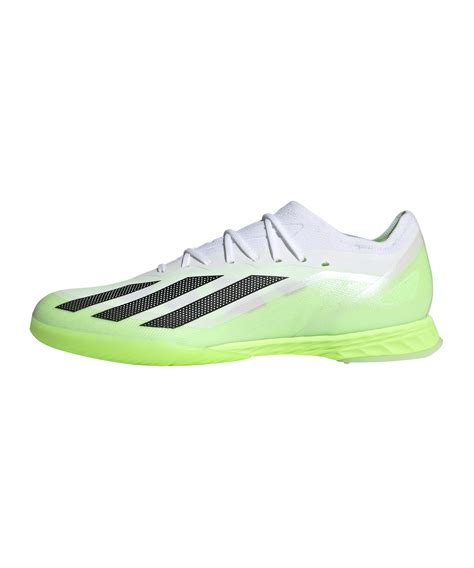 adidas X Crazyfast.1 IN Halle Crazyrush Weiss Schwarz Gelb